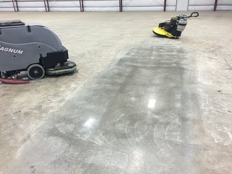 How to grind and polish concrete
