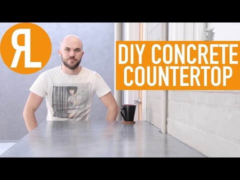 How To Make A Concrete Countertop, It's Easier Than You Think
