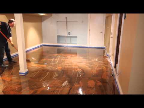 Know more about Designer Metallic Epoxy Floor Installation