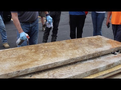 How To Stain Concrete Countertops With Aqua Stain Uv Concrete