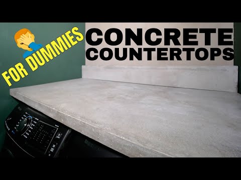 DIY Concrete Countertops For DUMMIES