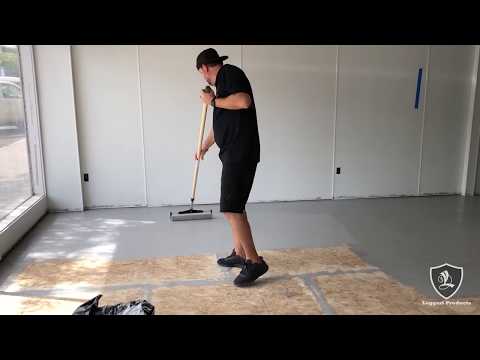 Paint Chip Floor Over Wood Subfloor | Commercial Kitchen Transformation!