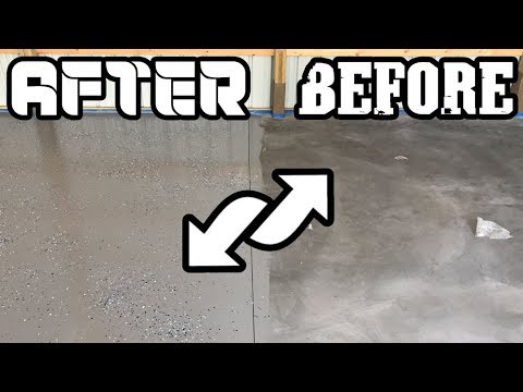 The Cheapest and Fastest Way to Epoxy a Garage Floor! (Must See!)