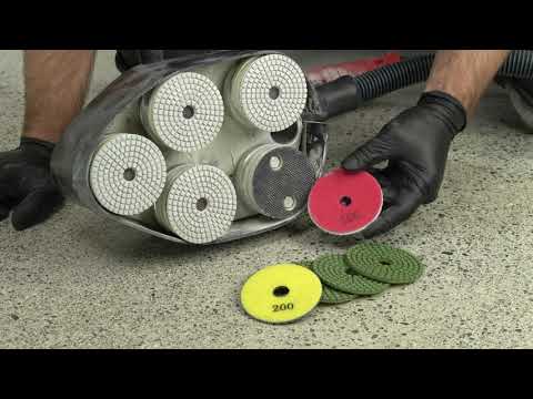 DIY - How to Polish Concrete with the WerkMaster Scarab - Floor Grinder