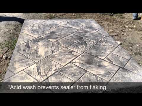 Increte stamp concrete