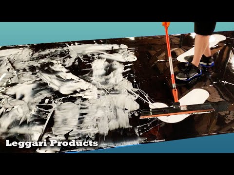 How to do A Designer Epoxy Floor Installation | Step By Step Tutorial | Do It Yourself