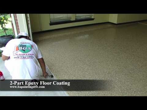 Epoxy Floor Coating | Epoxy Clear Coat | Epoxy Garage Floor | Dallas FT. Worth TX