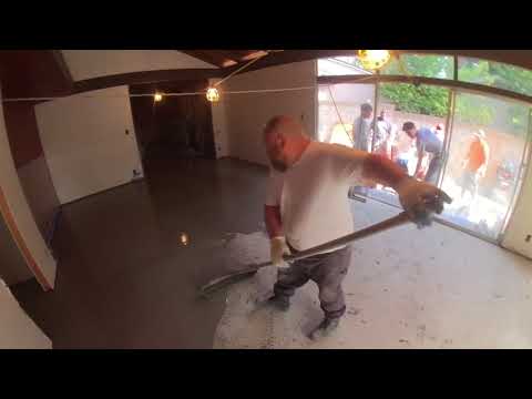 Self leveling and Polished Concrete instillation.