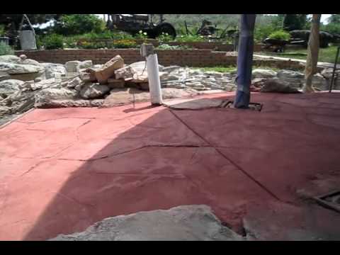 Stamped Concrete Gone Bad-Corn Crib-Part Three of Three