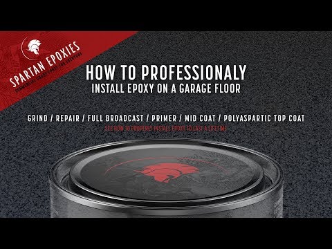How to Professionally Install Epoxy on a Garage Floor