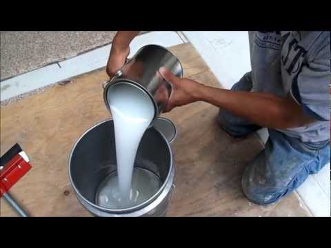 100% Solids Epoxy liquid Granite Garage Floor Coatings