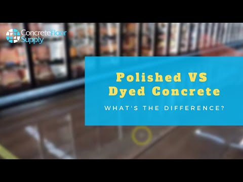 Polished VS Dyed Concrete - What's The Difference?