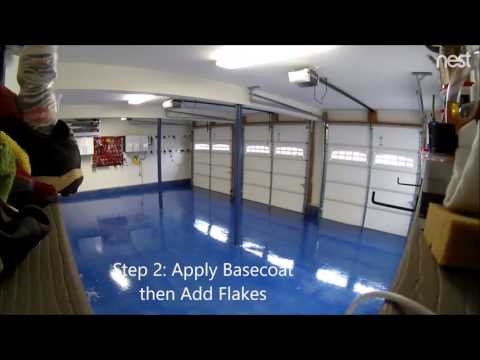 Timelapse Garage Epoxy Floor