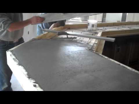 Concrete Countertops Pour La Crosse, WI, Dublin Square Empire Development