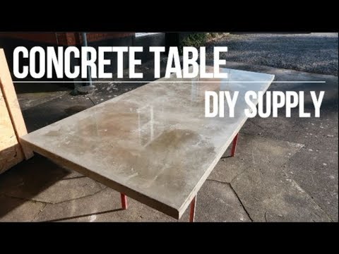 DIY Concrete Table