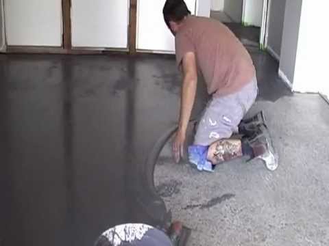 Ecoflor polished concrete floor coloured overlay